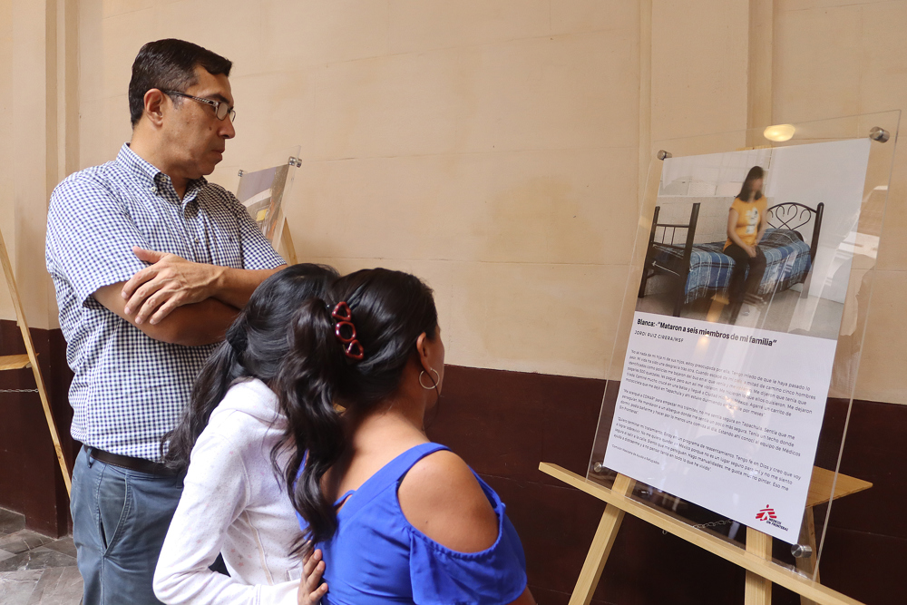 MSF exhibe los “retratos de los sobrevivientes” migrantes en la frontera sur de México