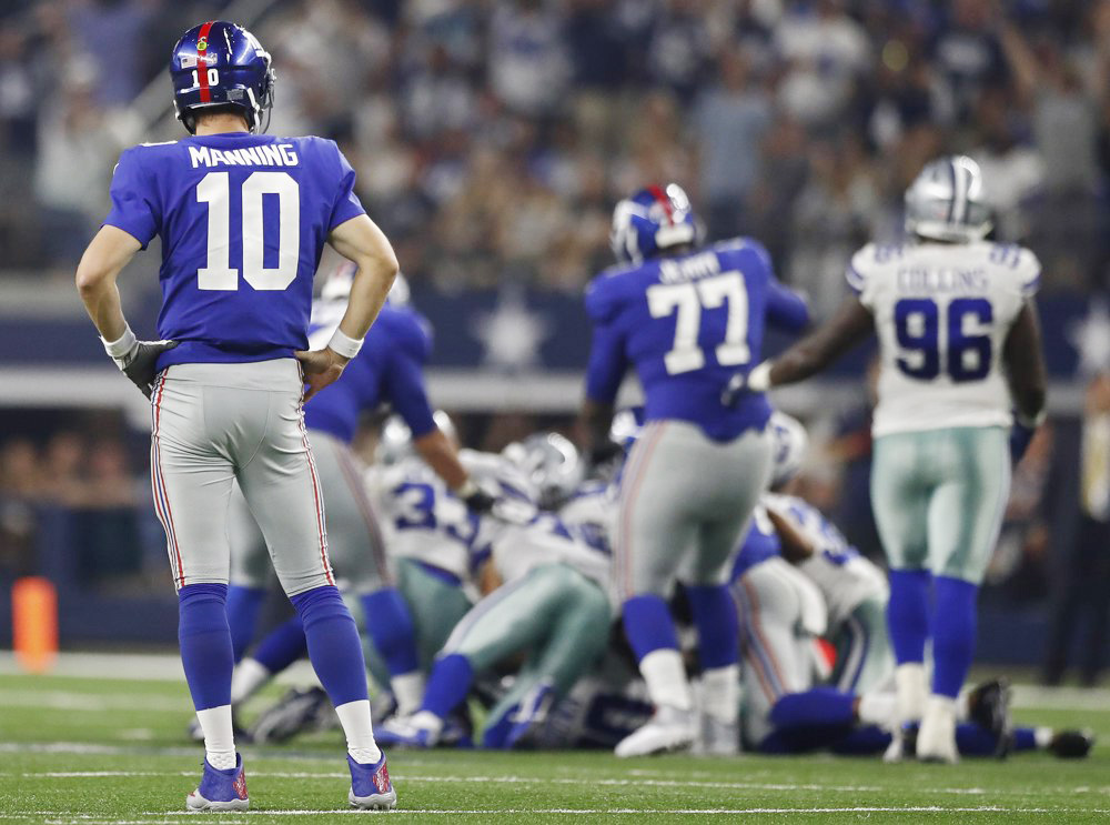 Los New York Giants de la NFL cancelan entrenamientos por la mala calidad del aire