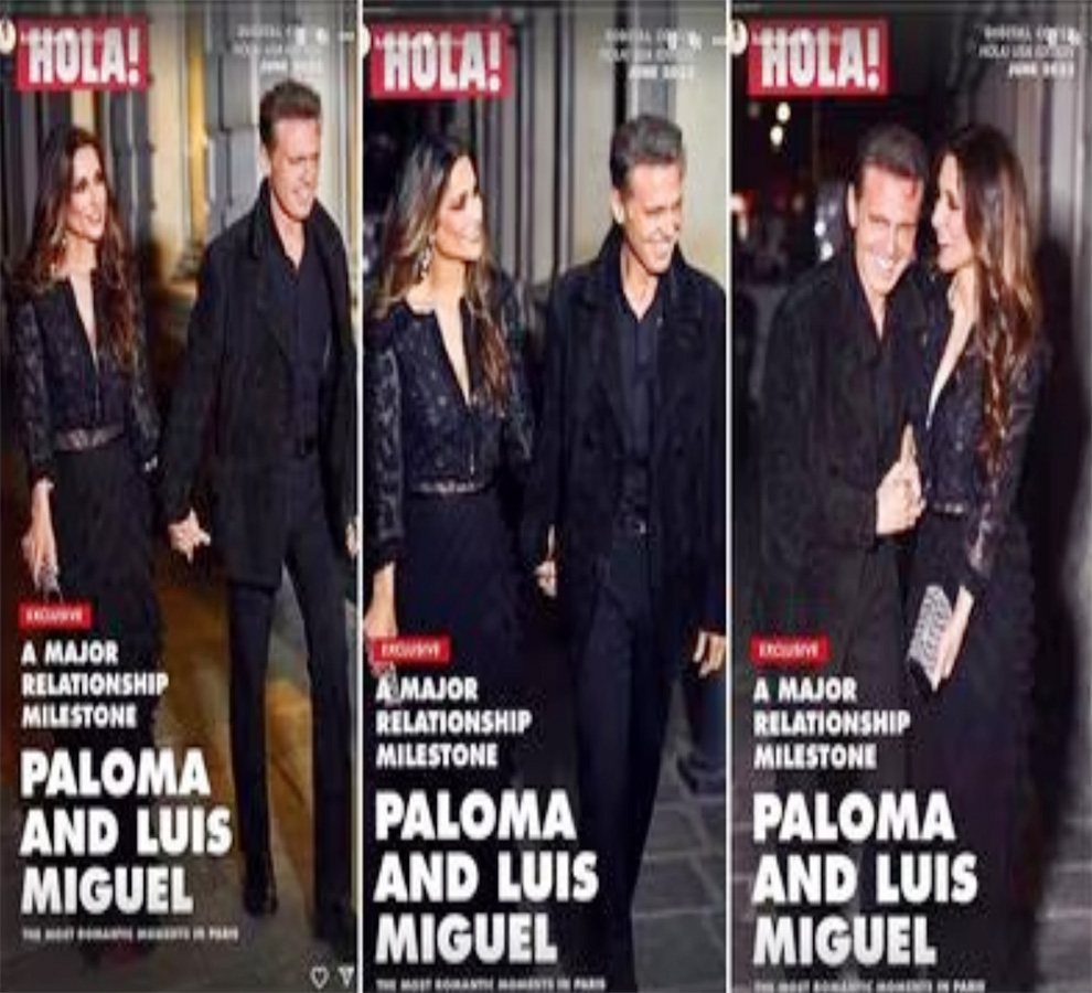 Luis Miguel posa con su novia Paloma Cuevas para la revista Hola