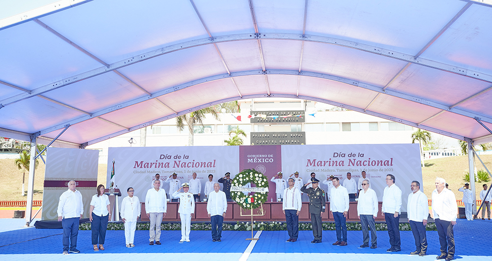 Conmemoración oficial del Día de la Marina en Cd. Madero, Tamaulipas