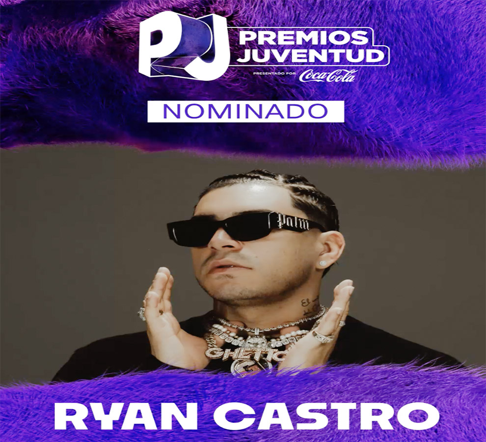 El líder de la nueva generación de reggaeton colombiano Ryan Castro cosecha 3 nominaciones a Premios Juventud