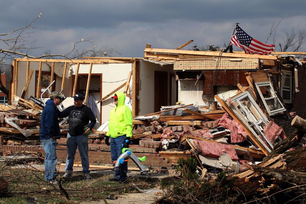 Al menos cuatro muertos en EE.UU. por tornados y tormentas en el este del país