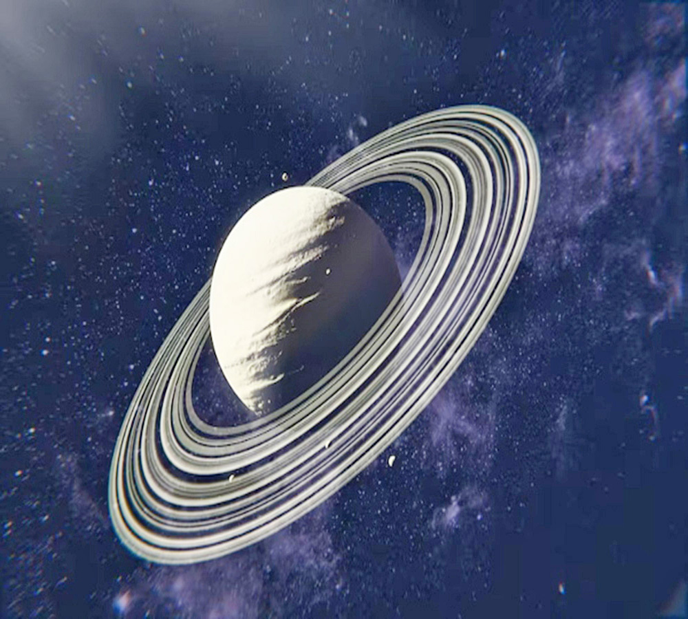 Telescopio James Webb detectó una enorme columna de vapor desde una luna de Saturno