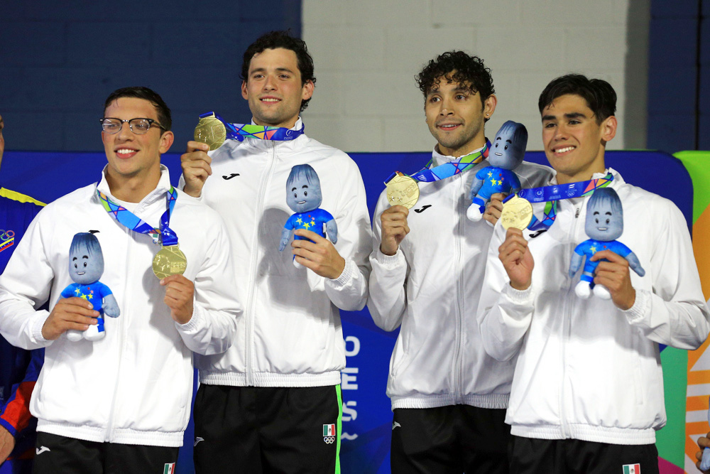 México obtiene cinco oros en el último día de la natación en los Juegos Centroamericanos