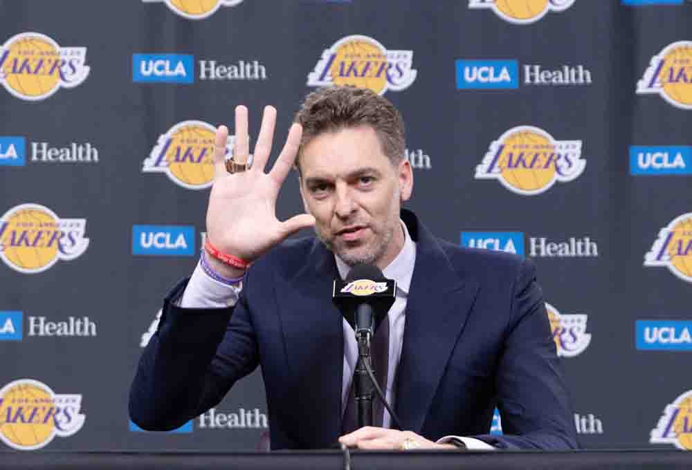 Pau Gasol será inducido en el Salón de la Fama por Kareem Abdul-Jabar y Toni Kukoc