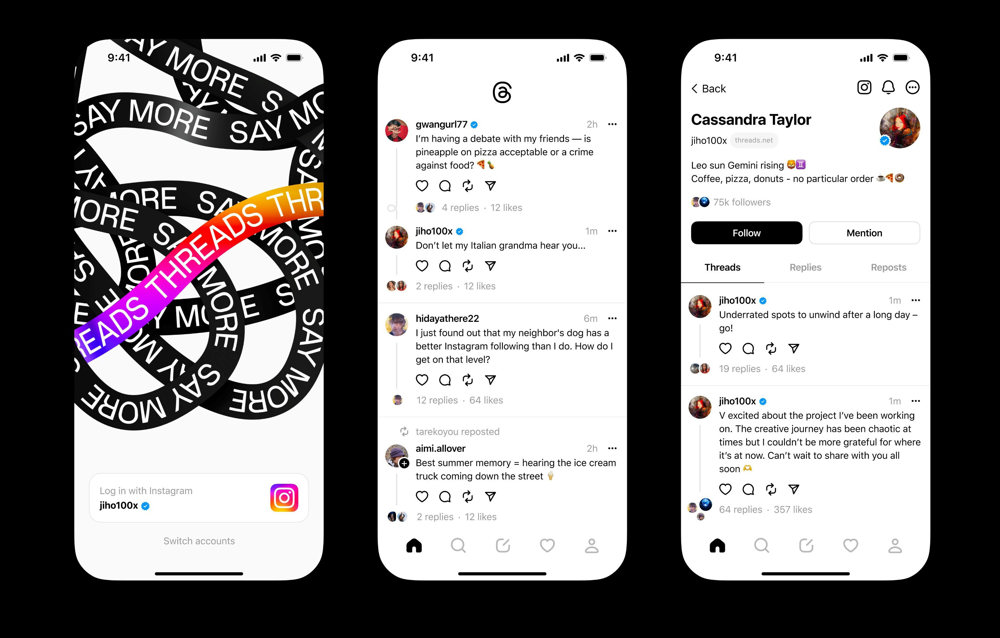 Zuckerberg anuncia 10 millones de descargas de Threads en primeras horas