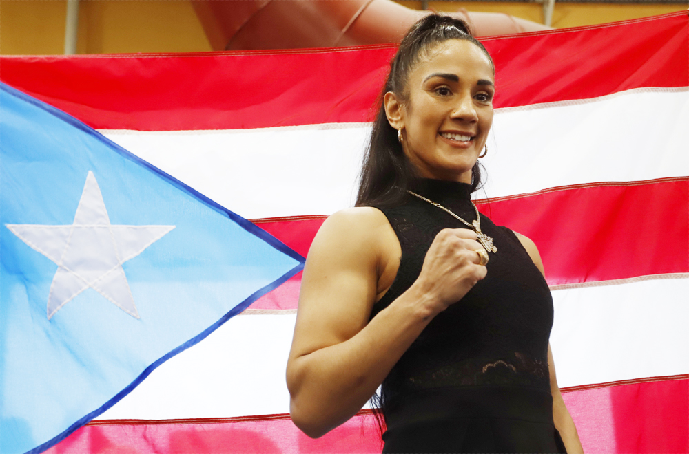 Amanda Serrano entrena “a todo vapor” en Puerto Rico para su defensa titular
