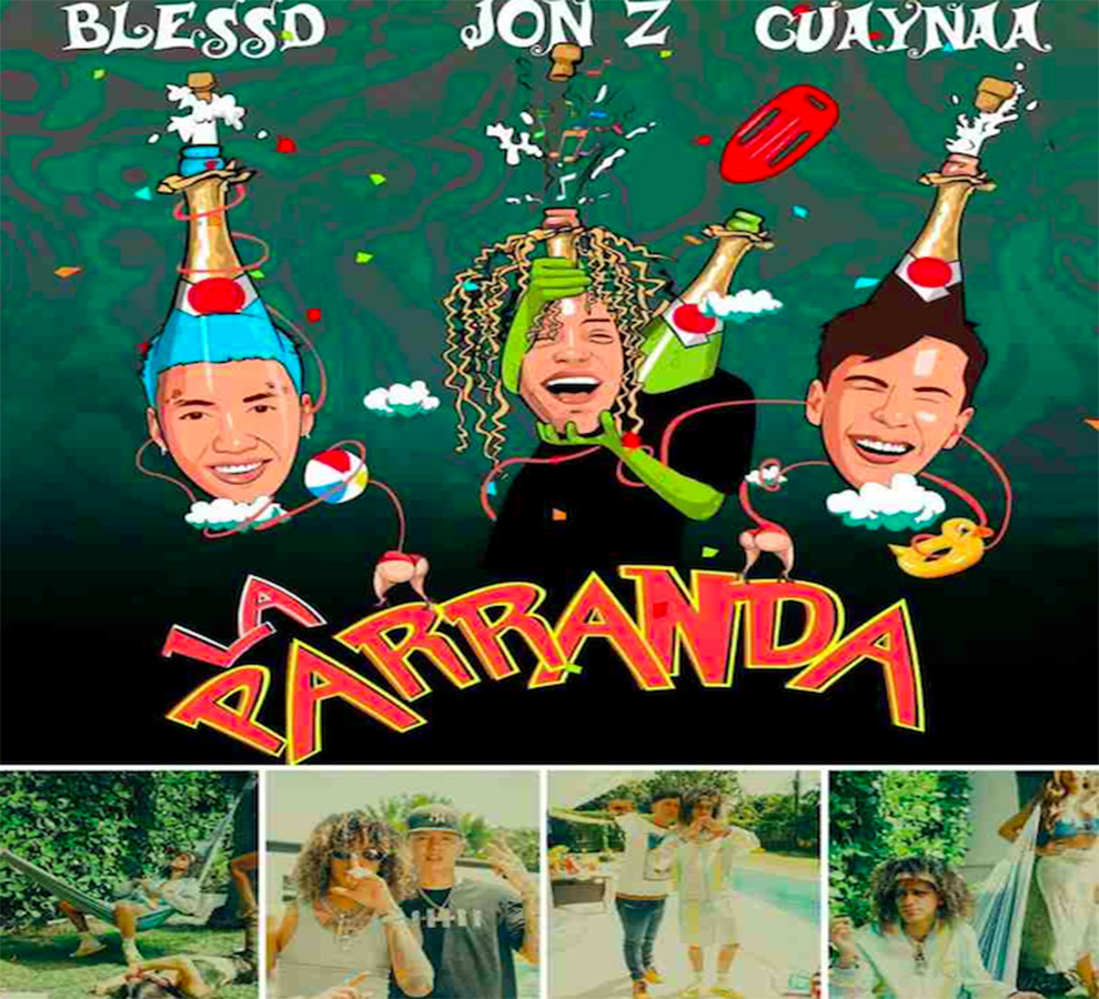 Jon Z, Guaynaa y Blessd se unen en un explosivo tema: “La parranda”