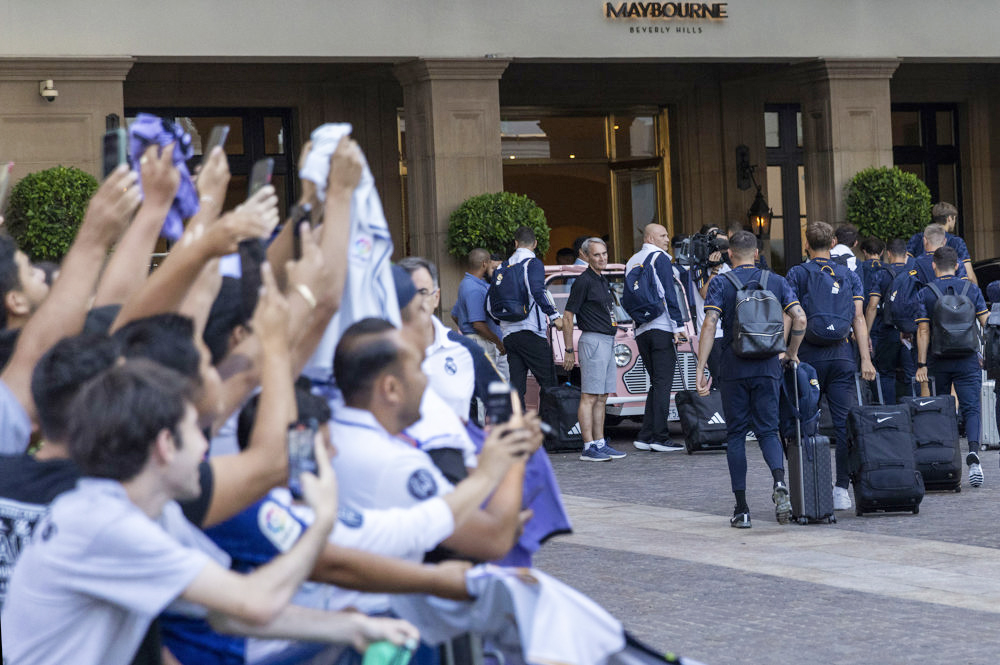 El Madrid inicia en Los Ángeles su gira de pretemporada en Estados Unidos