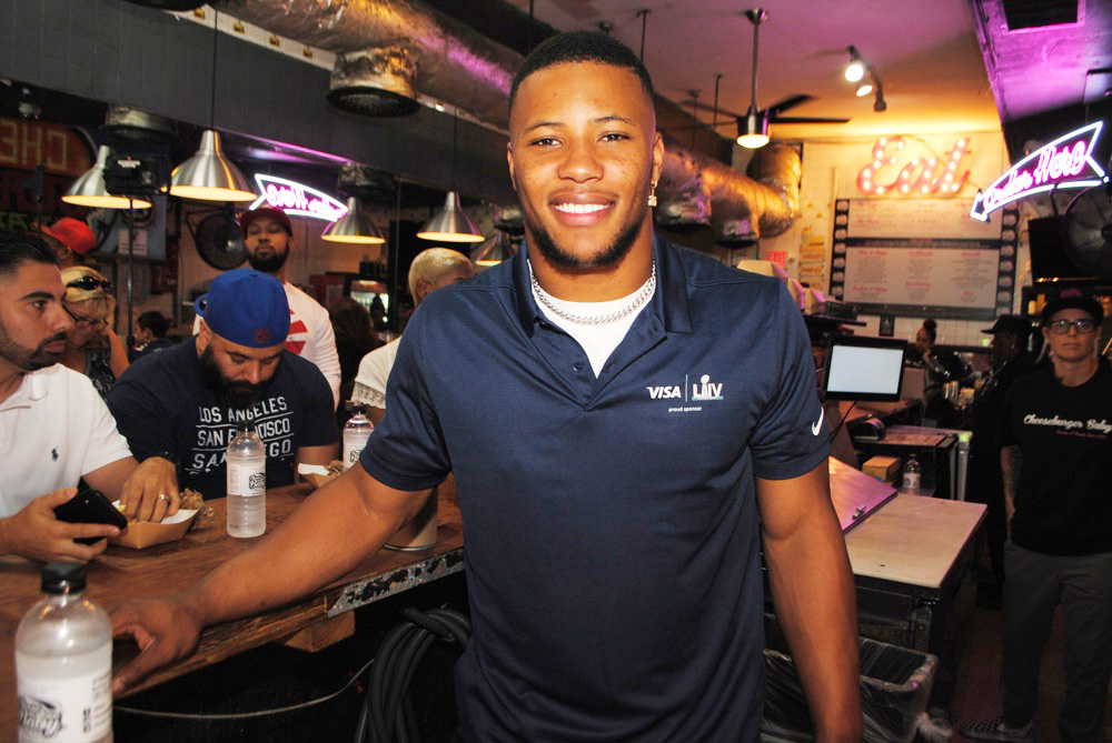 Saquon Barkley apaga su enojo con un contrato de 11 millones de dólares con Giants