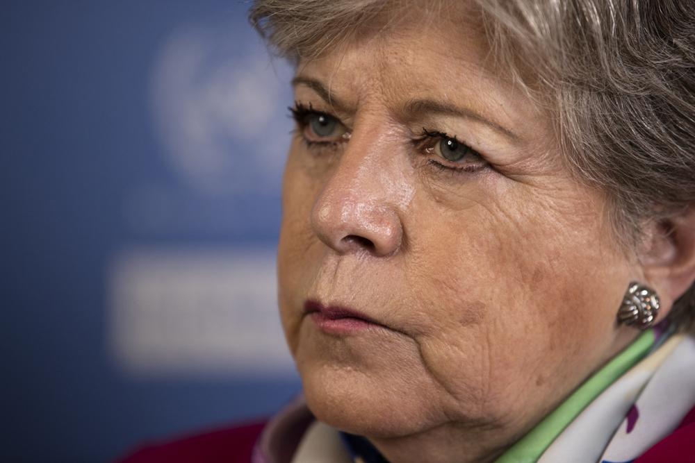 La canciller mexicana dice en EE.UU. que el envío de armas a Ucrania no ayuda a la paz