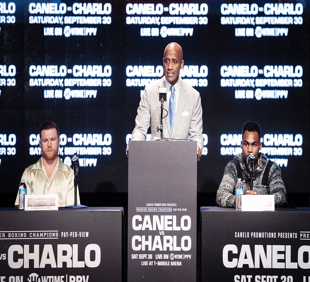 Conferencia de prensa inaugural de Canelo Álvarez vs Jermell Charlo