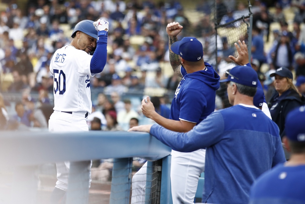 7-13. Mookie Betts despacha grand slam de 4 carreras y los Dodgers ganan 3 de 4 juegos