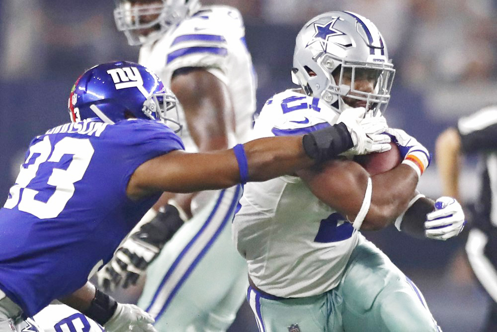 Ezekiel Elliott firma con los Patriots para la temporada 2023