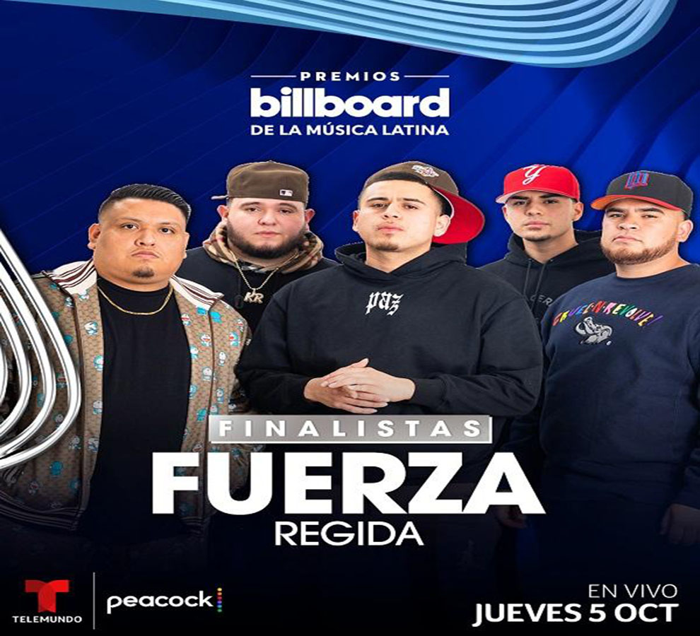 Fuerza Regida con 12 nominaciones a los Billboard Latinos impone su estilo 