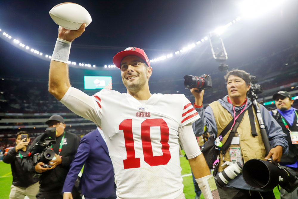 Garoppolo ha sido el mejor ‘quarterback’ en 49ers desde Steve Young, asegura Kyle Shanahan