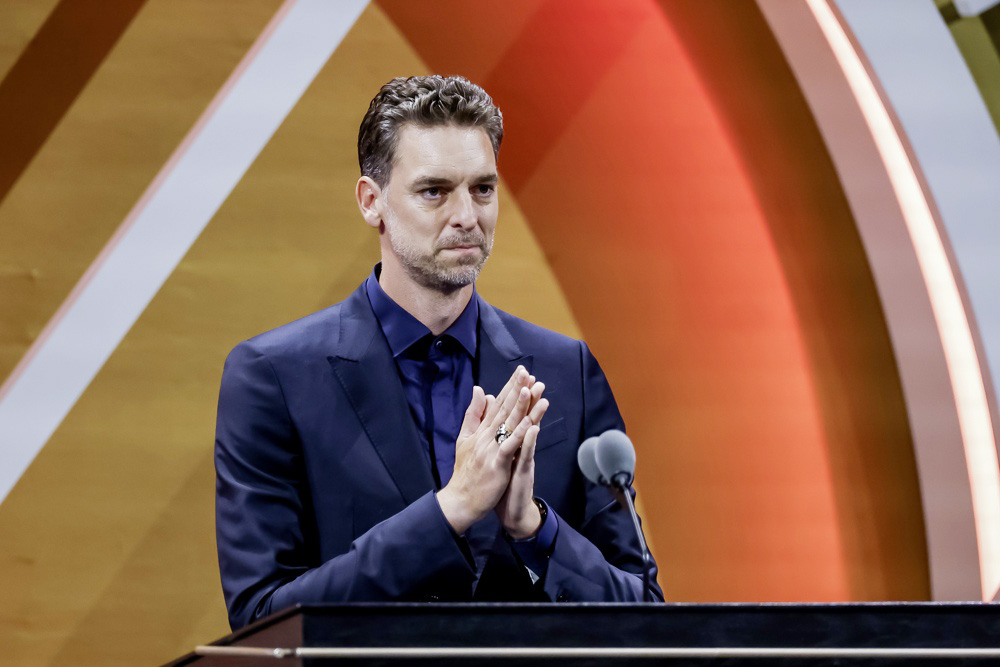 Pau Gasol culmina con el Salón de la Fama una carrera de leyenda