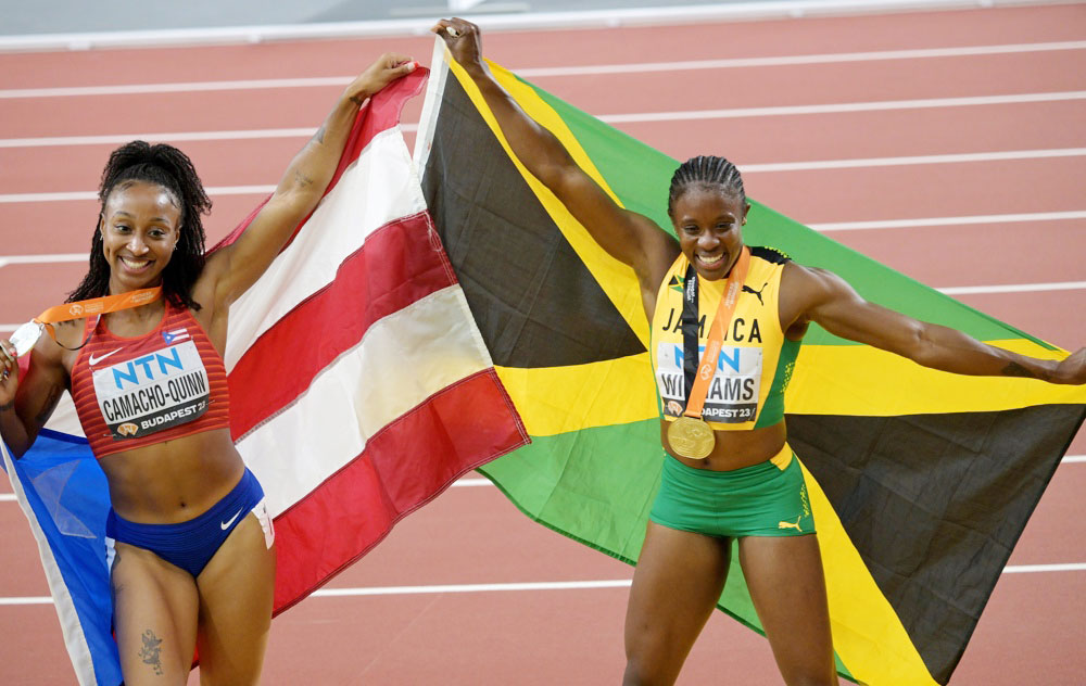 Jasmine Camacho-Quinn, velocista de plata por una centésima