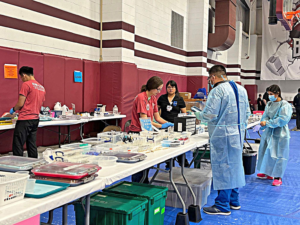 Servicios médicos gratuitos durante Operación Preparación de Salud Fronteriza 2023