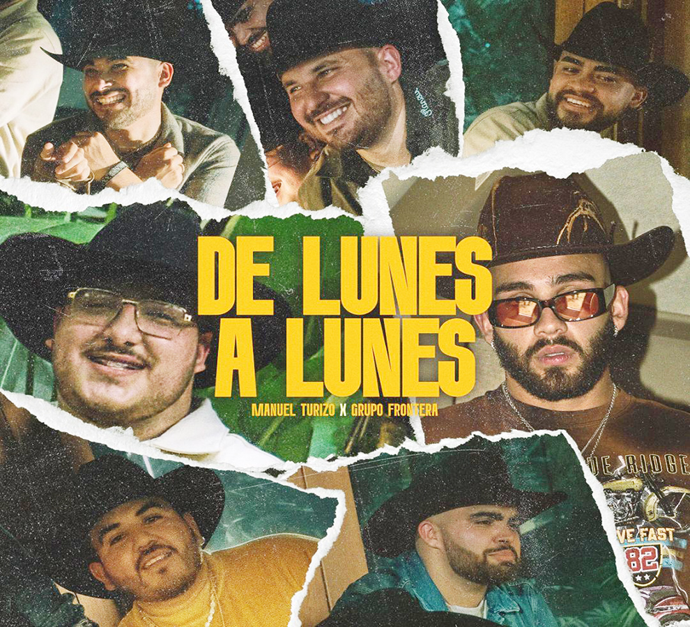 Manuel Turizo y Grupo Frontera cantan “De lunes a lunes”