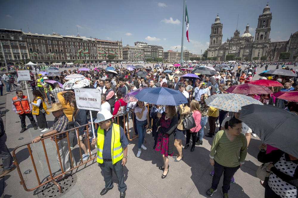 México realiza un histórico simulacro nacional en el aniversario de sus peores temblores