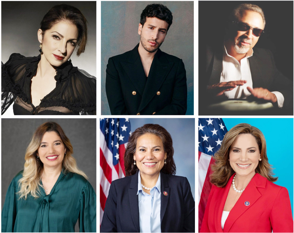 Sebastián Yatra y los Estefan son premiados en EE.UU. por la industria discográfica