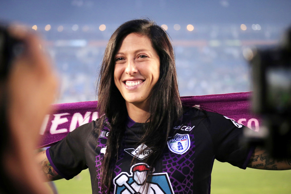 Jenni Hermoso, contenta y motivada de regresar a las Tuzas del Pachuca