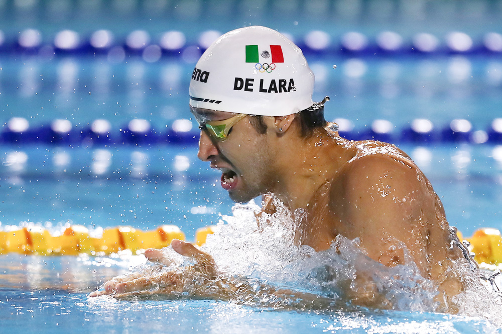 El mexicano Miguel de Lara ve como algo posible estar en la final olímpica de 200 pecho