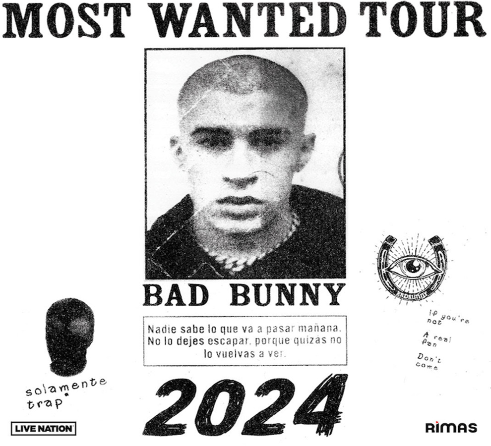 Bad Bunny anuncia su regreso a los escenarios en 2024 con gira por Estados Unidos