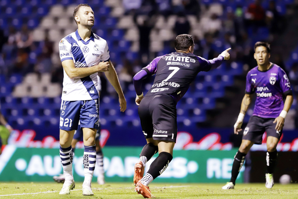 El argentino Funes Mori rescata empate para el Monterrey ante el Puebla
