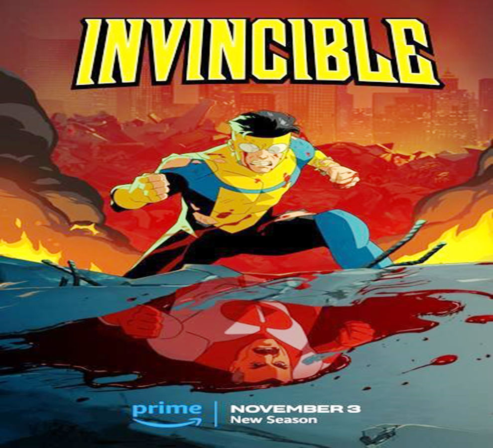 Presentan tráiler oficial de la II temporada de serie Invincible