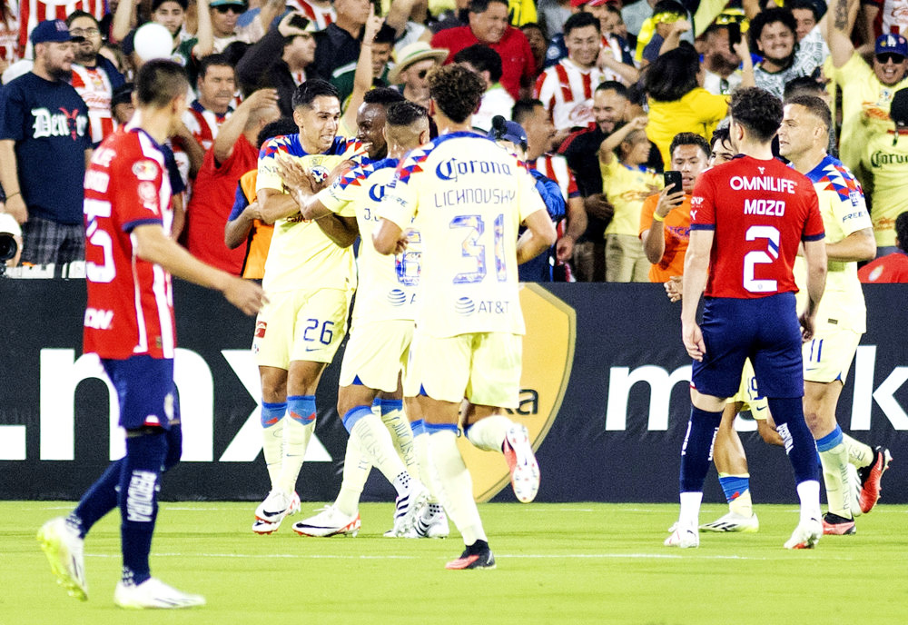 2-0. Julián Quiñones corona a América ante Chivas en un clásico récord en Estados Unidos