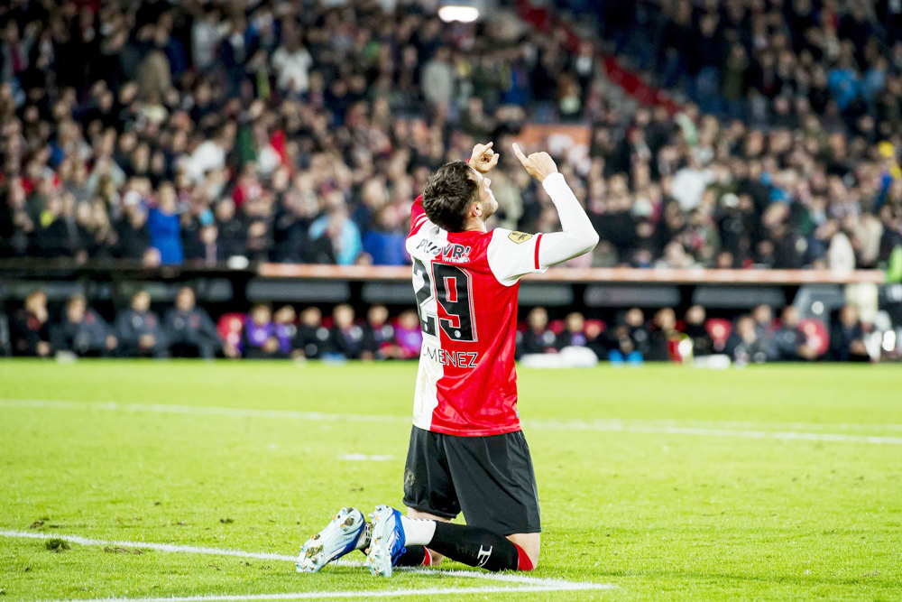 El momento de Santiago Giménez