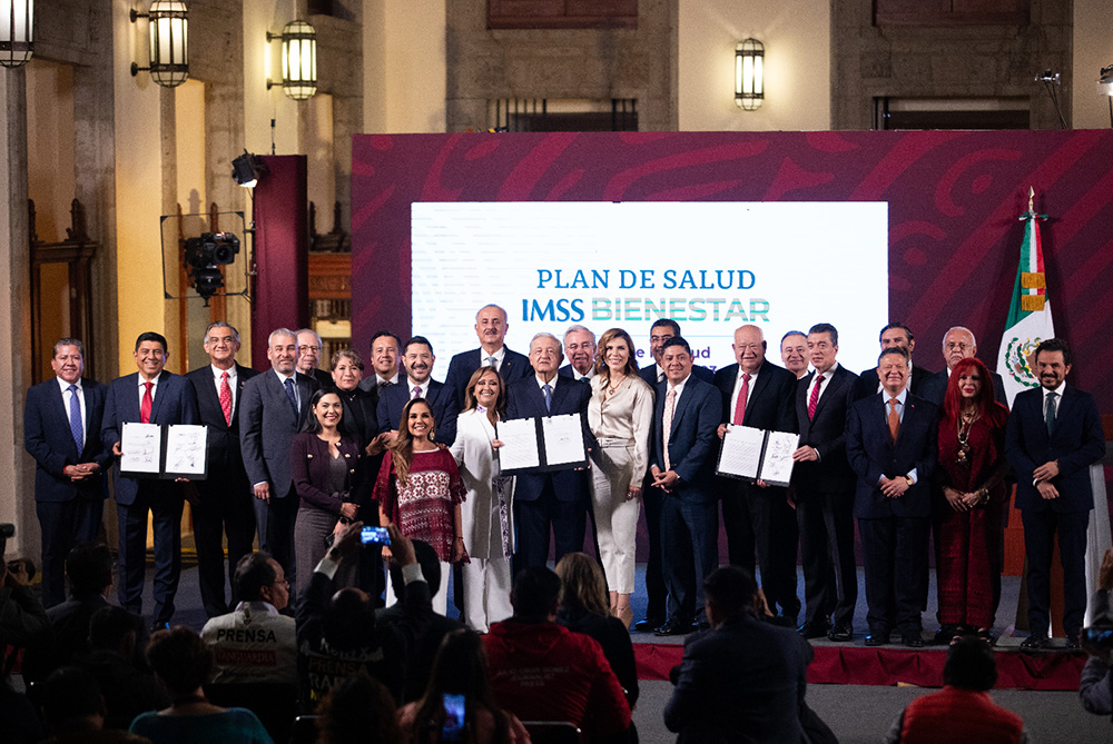 En inversión de salud, no hay límites: Américo Villarreal ante AMLO y gobernadores
