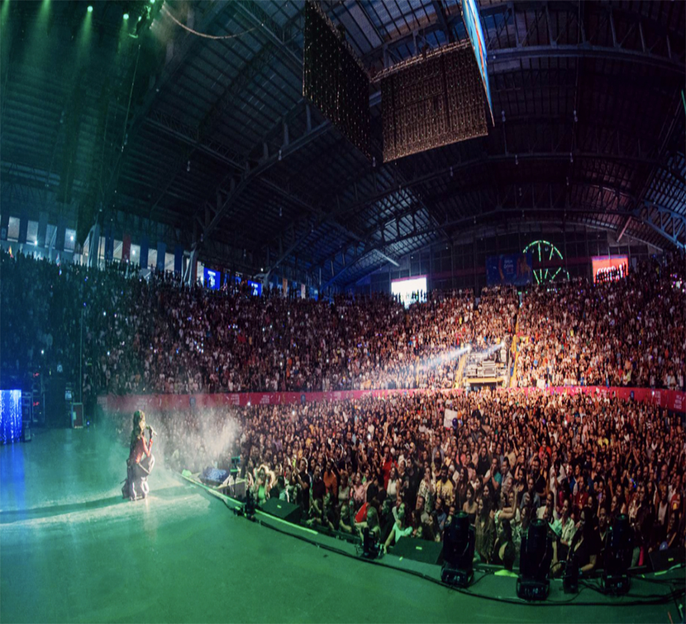 Arrollador éxito de Gloria Trevi en Fiestas de Octubre en México