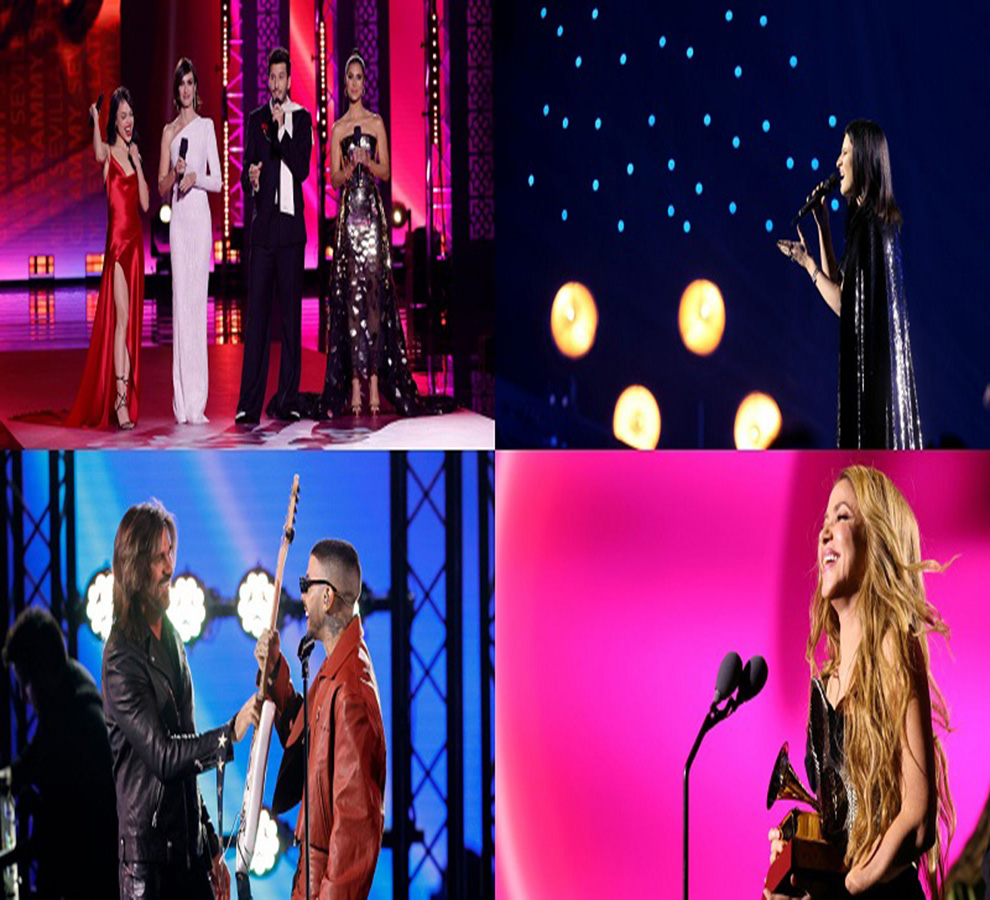 Transmisión de Latin Grammy alcanzó una audiencia de 18.9 M en España, EE. UU y México  