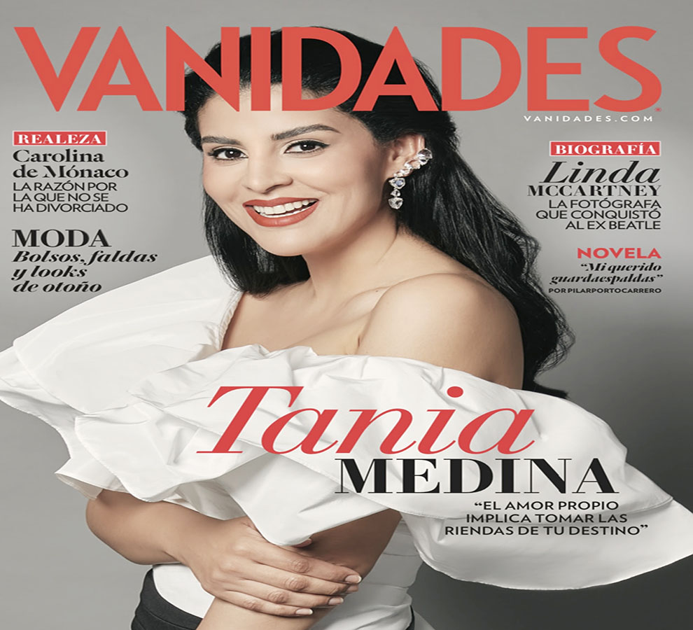 Tania Medina engalana la portada de la revista “Vanidades” y reconoce su trayectoria