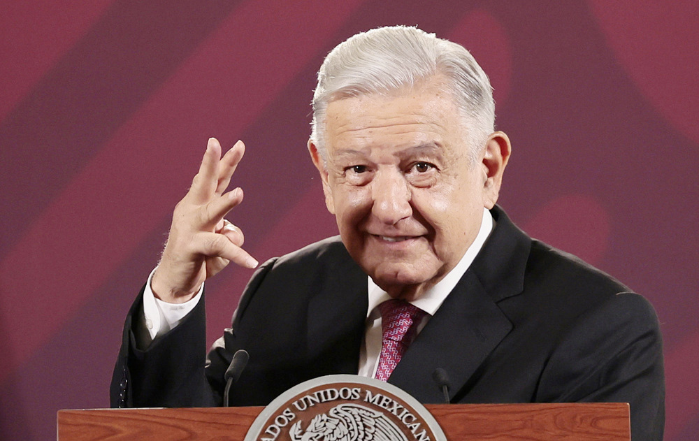 El presidente de México afirma que la inversión extranjera es “récord” en 2023