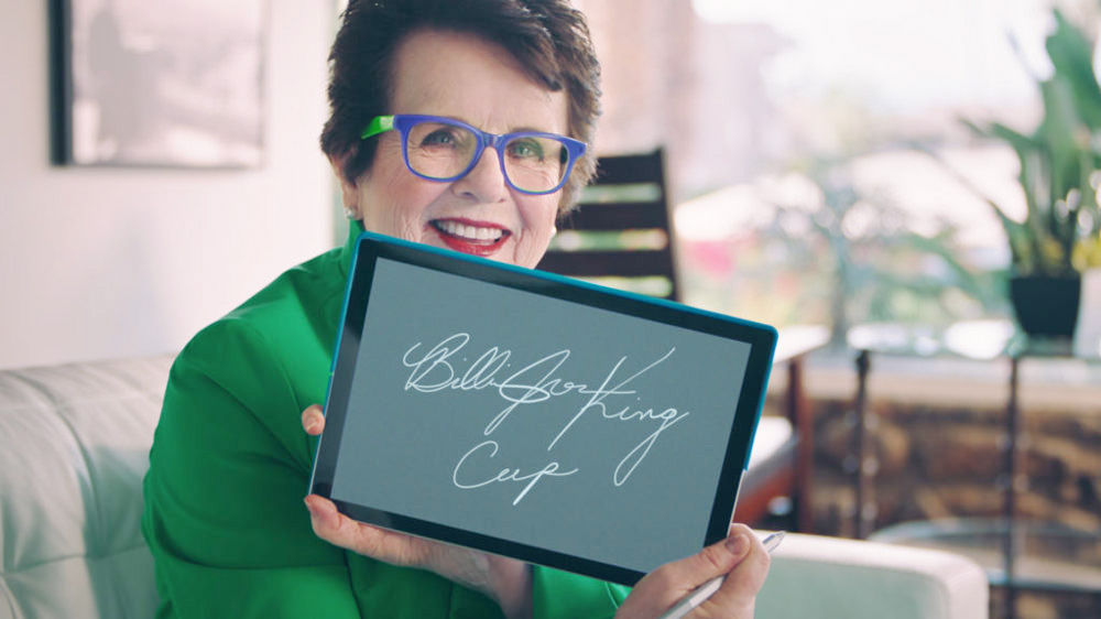 La tecnología de Microsoft innova en la Copa Billie Jean King