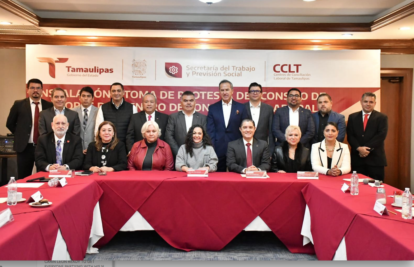 Rinde protesta el Consejo Asesor del Centro de Conciliación Laboral de Tamaulipas