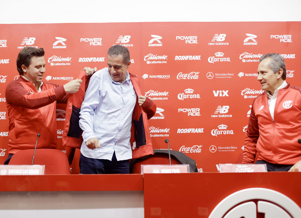 El portugués Paiva dice que hará del Toluca un equipo que sepa jugar con o sin balón