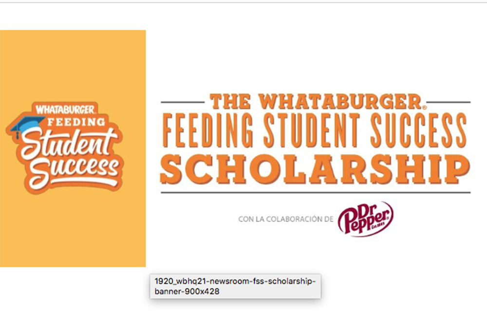 Una oportunidad brillante: Se abre convocatoria para solicitar beca Whataburger Feeding Student Success