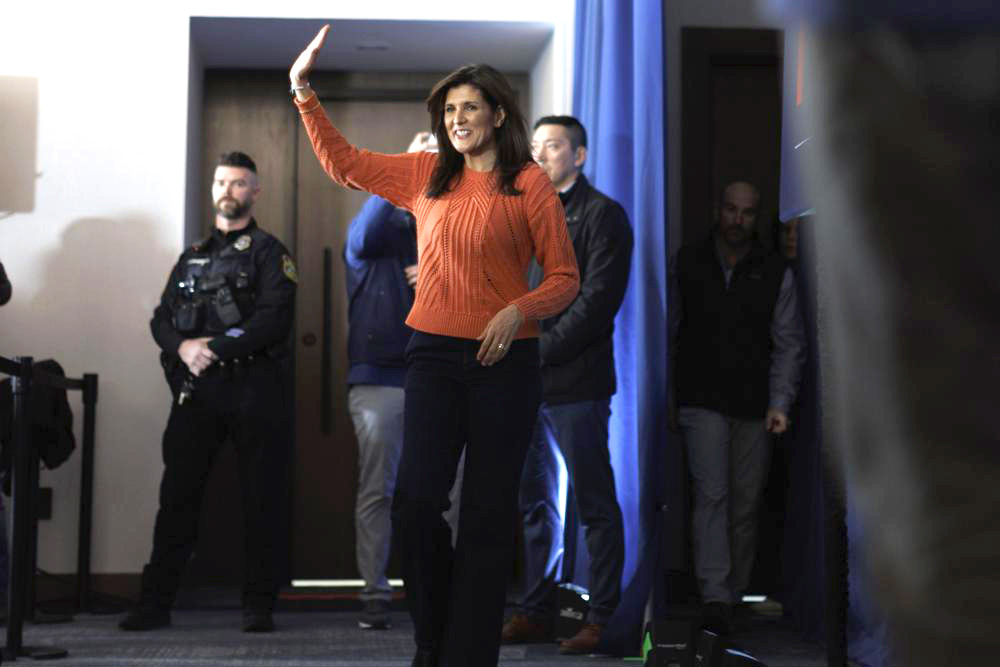 Nikki Haley pide apoyo para frenar a Trump en su último discurso desde Nuevo Hampshire