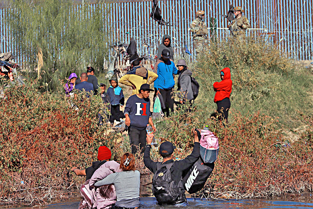 Más de 2,2 millones de personas llegaron a la frontera sur de EE.UU. en el 2023