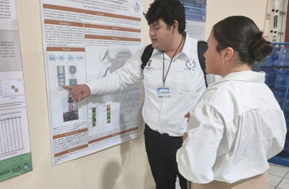 Estudiante de la UAT destaca en encuentro sobre optoelectrónica