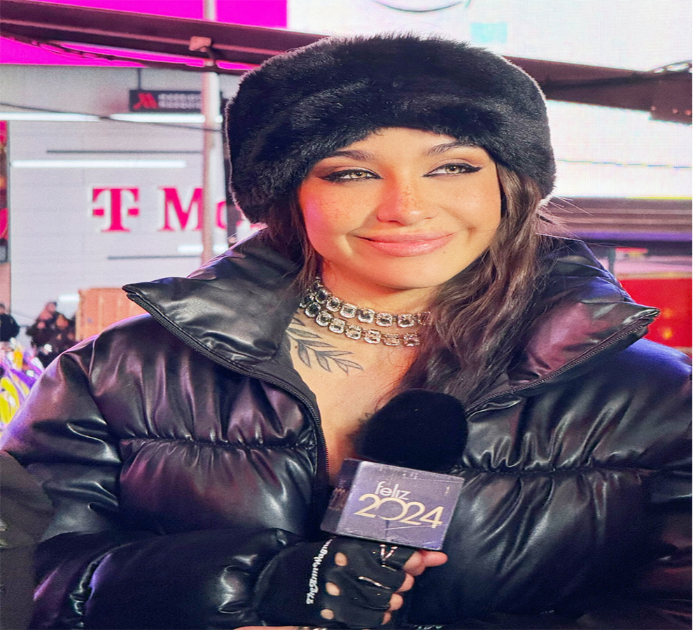 Maria brilló en el Times Square