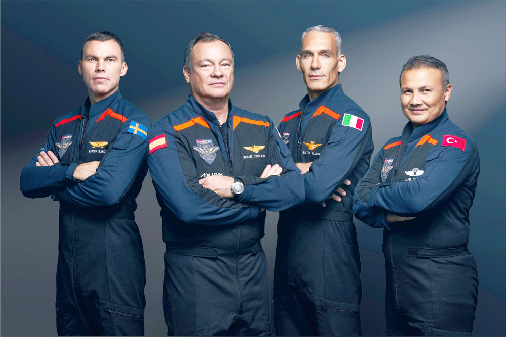 Cuatro astronautas de Axiom están “listos” para el “nuevo capítulo europeo” al espacio