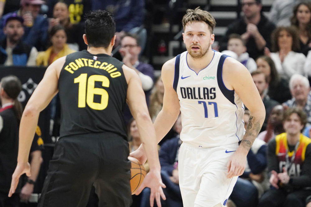 Luka Doncic y Donovan Mitchell, jugadores de la semana 16 en la NBA