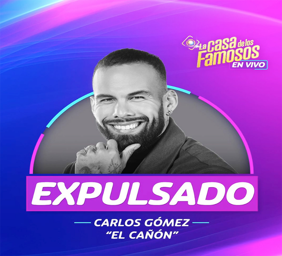 Giro inesperado en “La Casa de los Famosos” con la expulsión de Carlos Gómez