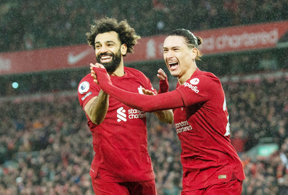 Darwin y Salah, dudas para la final de la Copa de la Liga